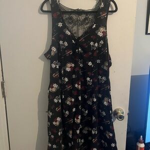Harry Potter Floral Sleeveless Dress